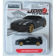 JDM Tuners 2009 Nissan GT-R (R35), [mate black] 1:64 scale die cast