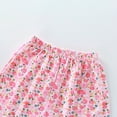 thumbnail image 6 of LNMQLPDBS Toddler Sets for Girls Home Set 2pcs Cute Print Summer Sleeveless Cami Tops and Shorts Infant Outfits Set Baby Girl Gifts Newborn Gift Set Kids Soft Cute Summer Vest Outfits D 4-5 Years, 6 of 9