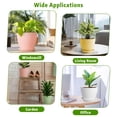 thumbnail image 6 of 5-Pack Plastic Plant Pots with Drainage Holes and Saucer Trays, 7.5/6.7/6/5/4.1 Inch Flower Pots, Multicolor Planters for Indoor & Outdoor Plants, 6 of 8