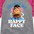 thumbnail image 3 of Toy Story - This My Happy Face - Toddler And Youth Girls Raglan Graphic T-Shirt, 3 of 5