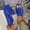 Blue, variant on Summer Comfortable Orthotic Leather Wedges Slides Dressy Platform Heel Arch Support Slip Sandals Silver 8.5(41)