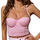 thumbnail image 1 of Playeras,Blusas y Tops,Ropa para Mujer Camisetas Sin Mangas Mujer Corsé para mujer Top Bustier Corset Top Tight Fitting Corset Tank Top Suspender Top Solid Short Fashion (Pink, L), 1 of 7