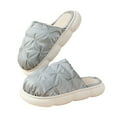 thumbnail image 1 of Zapatillas de casa para hombre Slip Zapatillas cálidas de invierno Zapatos para interiores y exteriores, 1 of 5