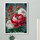 thumbnail image 2 of (LP239) Serie Flores Peonía Y Mariposa Con Diamantes Redondos Pintura Diamantes Resina 30x40CM, 2 of 9