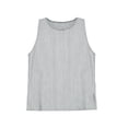 thumbnail image 4 of Ynynloco Womens Cotton Linen Tank Tops 2026 Scoop Neck Ribbed Sleeveless Top Casual Basic Loose Fitted Knit Cami Tee Shirts for Summer & Daily Wear, 4 of 7