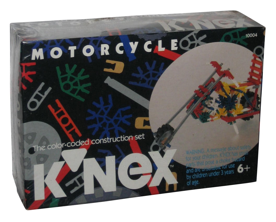 K Nex Motorcycle Vintage 1992 Building Toy Set Walmart Com