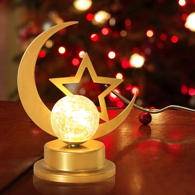 Small Table Lamp,forge Iron Winding Design Warm White Led Battery Operated Desktop Light Bedside Nightlight for Romantic Birthday Christmas Valentine Decor