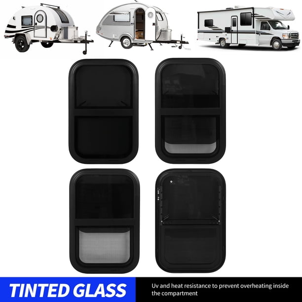 Camper Window,RV Window Black Vertical RV Window Vertical Slide RV ...