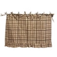 thumbnail image 2 of Handmade Farmhouse Oven Skirt Curtain Ruffled Tie Kitchen Oven Door Cover Decorative Curtain for Kitchen Decor Easy Install, 21.5"×30", 2 of 5
