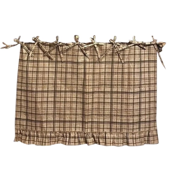 Handmade Oven Skirt Dishwasher Cover Curtain Farmhouse Kitchen Appliance Cover Heat Resistant Decorative Cabinet Curtain 30x21.5in Multi Style
