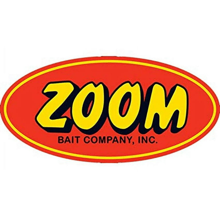 Zoom Trick Worm Freshwater Bass Fishing Soft Bait, Bubblegum, 6 1/2,  20-pack