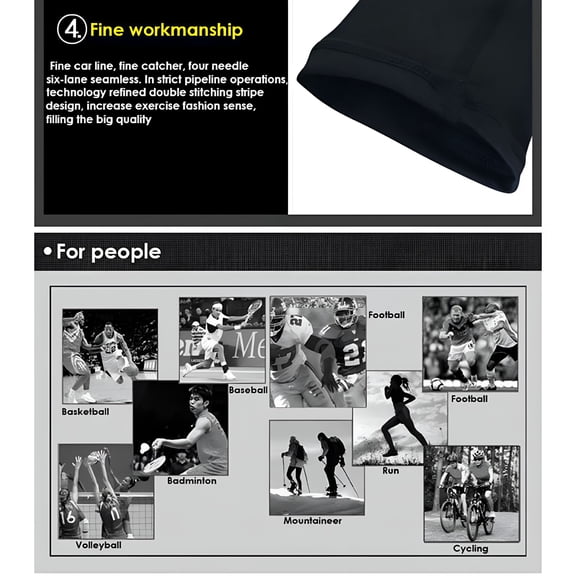 TELOLY Arm Elbow Sleeves, Honeycomb Crashproof Arm Elbow Pads, Basketball Shooting Sleeve, Sports Compression Arm Upgrade Protection for Baseball Football Volleyball Cycling, Black, L