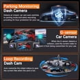 thumbnail image 3 of 360° Full View Car Dashcam System, 4 Channel Dash Cam with Wires,1080P Full HD Recording, Infrared Night Vision, G-Sensor, Loop Recording, Plug-in Power, 32GB, 3 of 7
