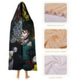 thumbnail image 7 of My Hero Academia Hooded Blanket Poncho, Wearable Hooded Blanket Cozy Soft Warm Plush Fleece Blanket for Adult Women Men, 7 of 7