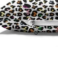 thumbnail image 4 of Leopard Print Pet Bed, Repetitive Pattern of Modernized Big Cat Skin Motifs on Plain Background, Chew Resistant Pad for Dogs and Cats Cushion with Removable Cover, 24" x 39", Multicolor, by Ambesonne, 4 of 4