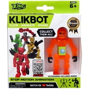 Stikbot Klikbot Neon Orange Figure (Translucent)