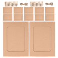 thumbnail image 4 of Hanging Photo Display with Clips Diy Kraft Paper Frame Kit for Decorations 6.09X4.52X0.04IN 1 Set, 4 of 4