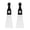 Black, variant on Unique Bargains 2pcs Metal Hair Pick Afro Comb for Women Men Black Silver Tone