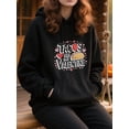 thumbnail image 3 of Bold Taco Graphic Hoodie for Men and Women, Unisex Pullover Hooded Sweatshirt, Comfortable Cotton Poly Blend, Casual Streetwear Outfit, 3 of 5