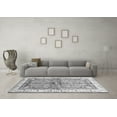thumbnail image 3 of Ahgly Company Indoor Square Geometric Gray Traditional Area Rugs, 8' Square, 3 of 4