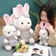 thumbnail image 2 of Cute / Soft / Bunny Plush Toy / Bunny Figure in Flower Skirt / Rural Rabbit / Children's Birthday Gift/Christmas Giftyellow50cm Deng Xun unisex, 2 of 2
