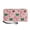 Black Tree Stars, variant on Candy Cane Pine Cone Pattern Ladies Wallet with Metal Zipper Large Capacity Long Purse for Travel, PU Leather Long Wallet for Shopping