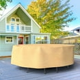 thumbnail image 3 of Budge XXL Beige Patio Oval Table/Chairs Cover, All-Seasons, 3 of 10