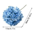 thumbnail image 3 of Clearance Artificial flowers under $5,Hydrangeas Artificial Flowers Bouquet Decoration Bridal Wedding Flower Real Latex Home, 3 of 4