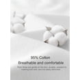 thumbnail image 3 of Multicolor 95% Cotton Striped Slim-Fit Womens Camisole Top, Casual Tank for Everyday Layering, 3 of 7