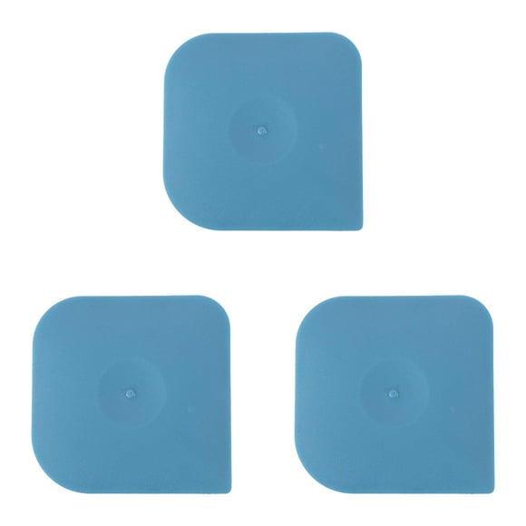 GZJCKJY 3 Pack Kitchen Pan Scraper Dish Scraper Tool, Plastic Pot Scraper Food Scraper Nylon Scraper, Non-Scratch Cast Iron Scraper Plastic Scraper Tool for Pan Pot Skillet Dish Burnt Food Cleaning