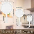 thumbnail image 6 of Versatile 3-Piece Kitchen Strainer Set with Plastic Nylon Mesh Construction, Double Ear Handles Provide Secure Grip, Perfect as Flour Sifter, Tea Strainer and Food Colander, 6 of 8