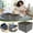 grey#19🍉, variant on Violete Clothes closet organizer with 5 compartments | extra large non-woven fabric storage box for folded sweaters, shirts, sheets | breathable divided wardrobe shelf organizer for bedroom, dorm,