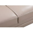 thumbnail image 6 of HomeRoots 329719 29-38 in. Modern Beige Leather Loveseat, 6 of 6