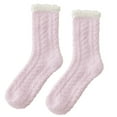 thumbnail image 2 of Travelwant Fuzzy Cozy Socks Women Fluffy Plush Crew Slipper Sock For Girls Warm for Winter, 2 of 8