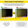 thumbnail image 4 of Computer Screen Film, Frosted Appearance Wide Compatibility Blue Light Blocking Screen Filter PET Material  for 20in 20.2in 21.5in 21.6in 22in Displays, 4 of 7