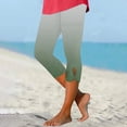 thumbnail image 2 of Wdgfv Lace Leggings for Women 2026 Trendy Plus Size High Waist Capri Cropped Leggings Stretch Tights Holiday Beach Yoga Pants, 2 of 5