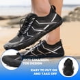 thumbnail image 4 of AUXDIQ Water Shoes Women Men Quick Dry Aqua Shoes Barefoot Beach Swim Shoes, 4 of 6