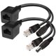 thumbnail image 1 of 2 uds. Inyector PoE pasivo y kit divisor conector adaptador de corriente CC, Fokelyi 220033-2, 1 of 9