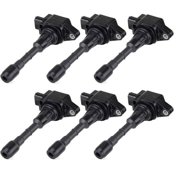 ECCPP Ignition Coils Pack of 6 Compatible for Nissan A-ltima M-axima M-urano Q-uest 2007-2017 for Infiniti EX35 FX35 V6 3.5L 2008-2012 Replacement for UF550 C1670