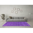 thumbnail image 3 of Ahgly Company Indoor Square Oriental Purple Industrial Area Rugs, 4' Square, 3 of 4