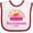 White and Red, variant on Inktastic Summer Enjoy the Sunshine Fort Lauderdale Florida in Pink Boys or Girls Baby Bib