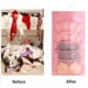 thumbnail image 5 of Armario colgante multifuncional rosa, bolsa de almacenamiento colgante de doble cara, 5 of 5