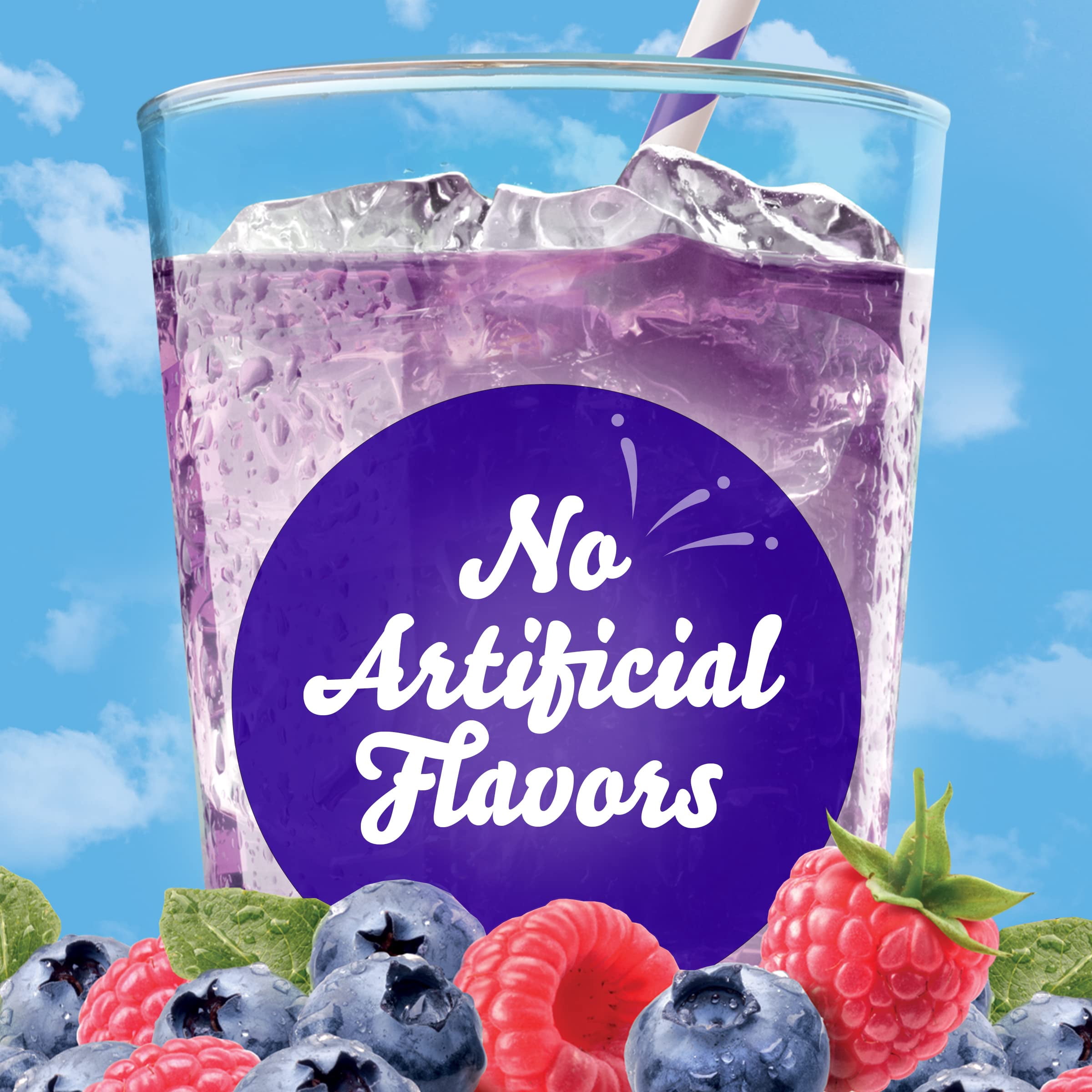 (12 pack) Crystal Light Liquid Blueberry Raspberry Naturally Flavored Drink Mix, 1.62 fl oz Bottle