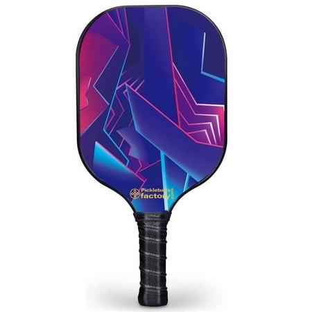 Pickleball Factory PB00047-7-G Rackets Pickleball - Shards Pickleball for Beginners Near Me, Pickleball Central Balls, Glassfiber Graphite