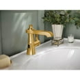 thumbnail image 7 of Moen S6981EWBG Flara 1.2 GPM Single Hole Bathroom Faucet - Gold, 7 of 7