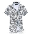 thumbnail image 1 of Camisas de manga corta para hombre Camisas casuales de algodón de verano LingWen 8390612796029, 1 of 1