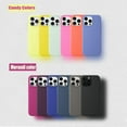 thumbnail image 2 of Liquid silicone phone case for iPhone animation magnetic mobile phone case solid color anti-fall protective case, 2 of 5