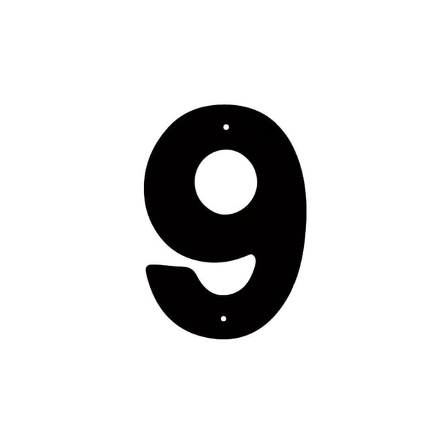 Cagogo House Number Sign, 3D Iron Art Metal Address Plaque for Home Door, Rust Resistant Coated Outdoor House Numbers, Personalized Custom Letters Numbers for Mailbox Fence Yard Decor