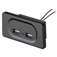 thumbnail image 4 of Cargador de coche USB dual 12v KEWITY Módulo de enchufe dual para Campervan, 4 of 4