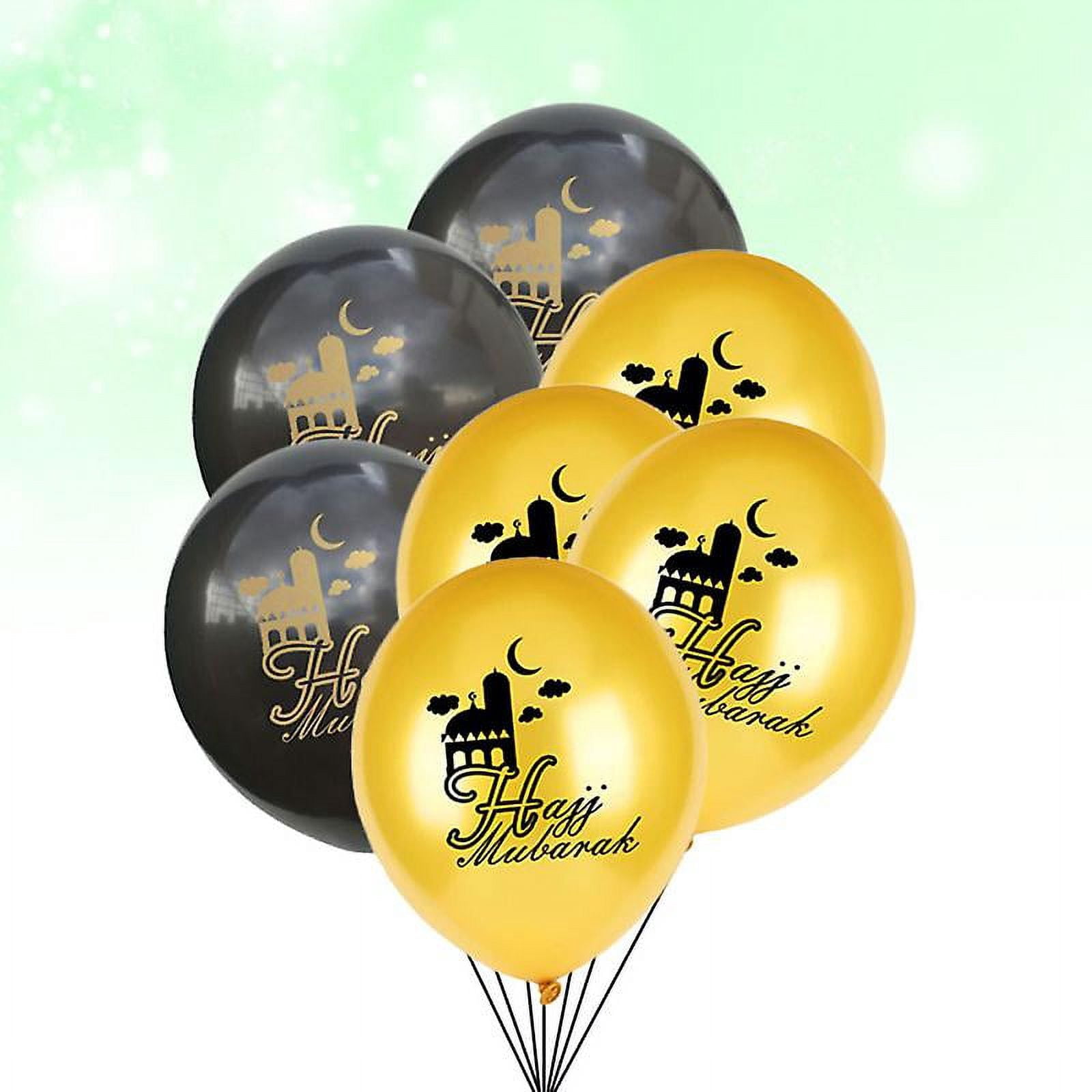 20pcs Hajj Mubarak Balloons